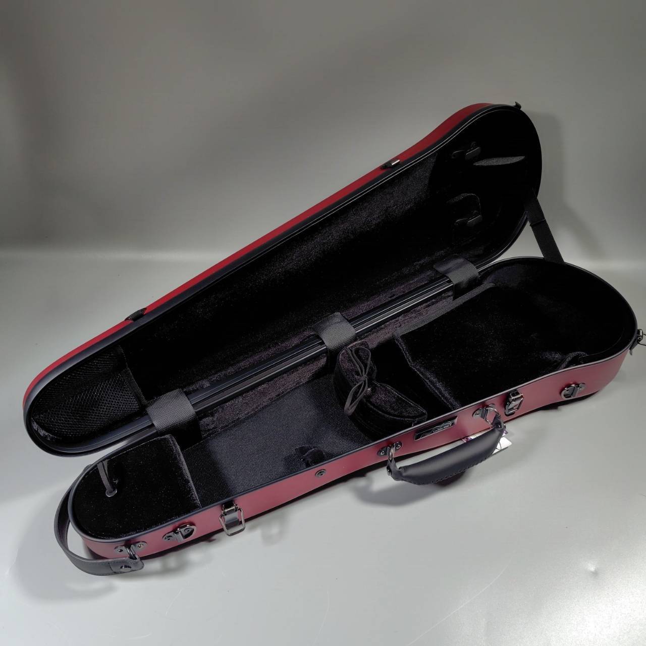 Carbon Mac CFV-2S サテン ワインレッド バイオリン用ハードケース（B
