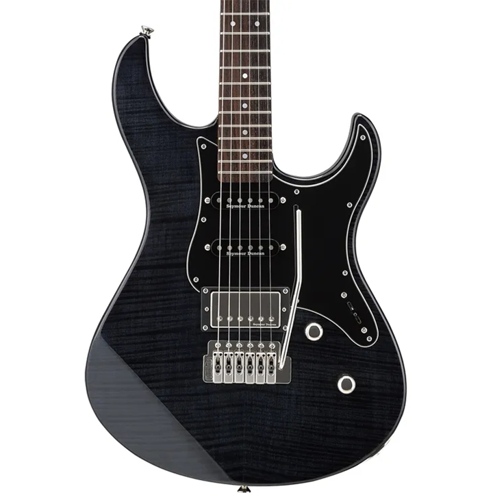 おまけ付き　Yamaha Pacifica 312ブラックエレキギター YAMAHA エレキギター PACIFICAシリーズ PAC612VII FM (TBL:トランス