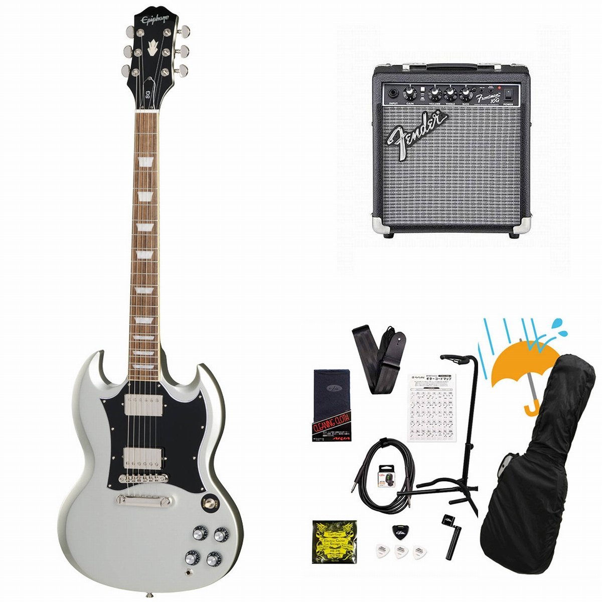 Epiphone Inspired by Gibson SG Standard Silver Mist Epiphone Inspired by Gibson SG Standard Silver Mist