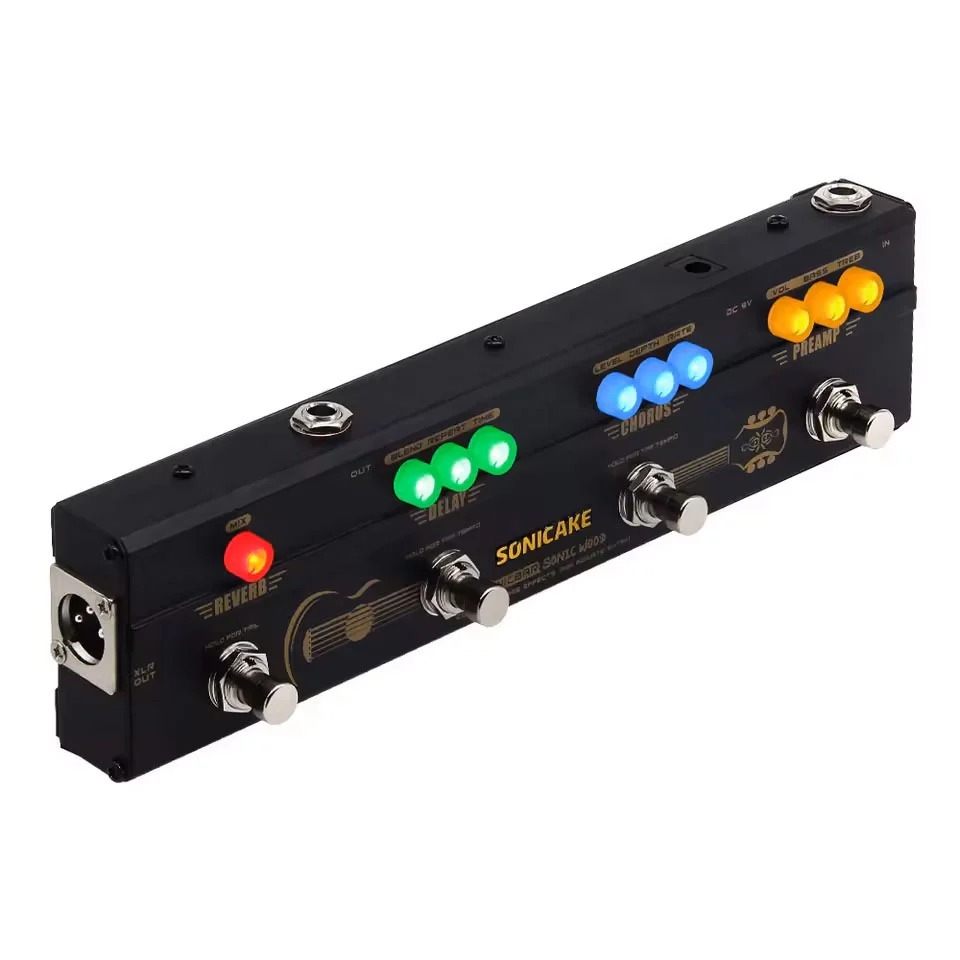 SONICAKE プリアンプ＆リバーブ アコギ エフェクター A Factory SONICAKE A Factory: Acoustic Instruments Preamp with Digital