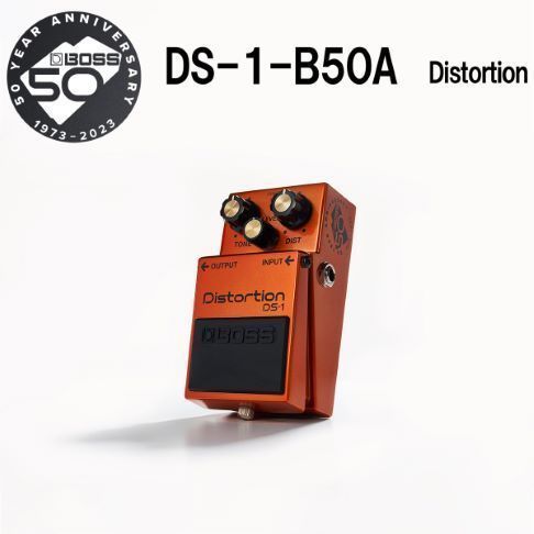 BOSS DS-1 50周年記念モデル エフェクター Amazon.com: BOSS DS-1-B50A Distortion Pedal | Limited