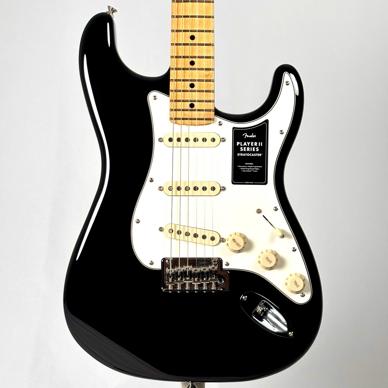 Fender Player II Stratocaster -Black-【3.28kg】（新品/送料無料
