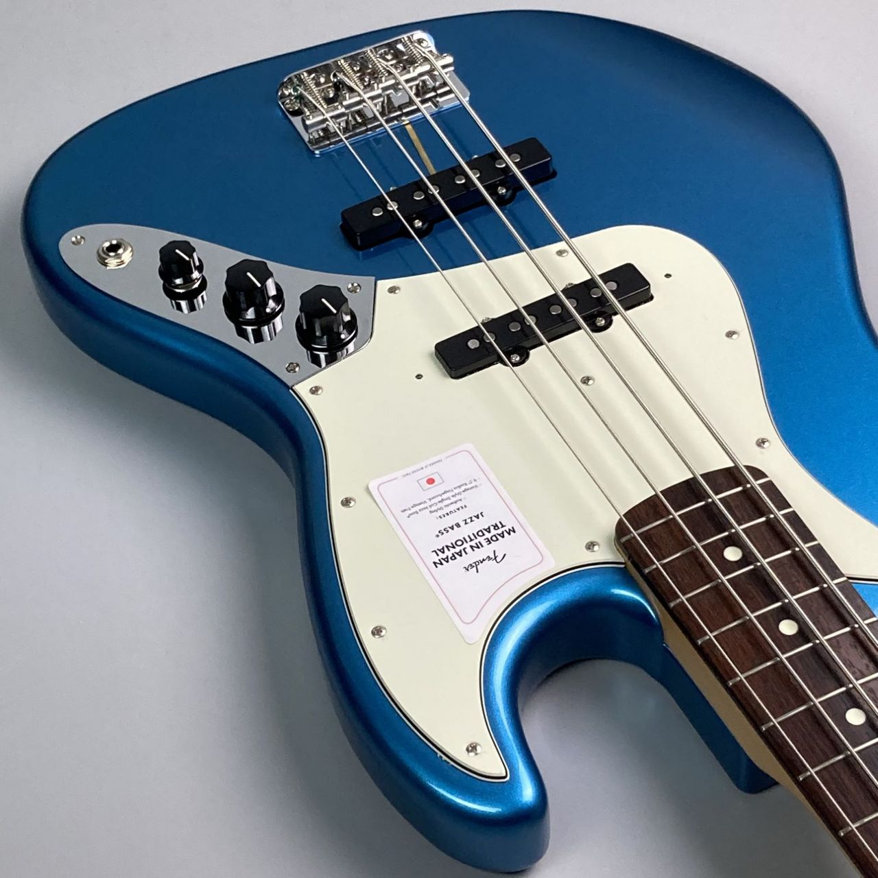 エレキベース 青 パッシブピックアップ 付属品付き