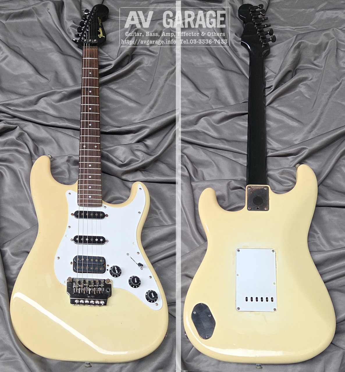 Fender Japan ST-556 (WH)改 Boxer Series SSH Aシリアル 1986年 3.57
