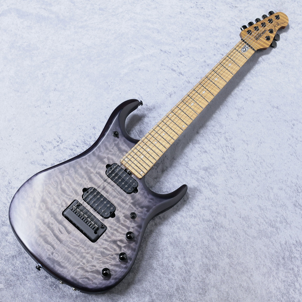 MUSIC MAN JP15 7 Strings Quilt Top 「 Trans Black Burst」 祝
