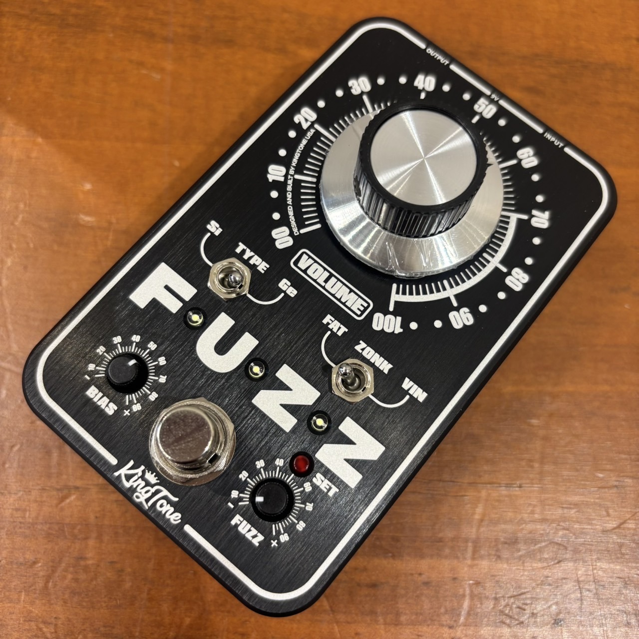 ギター KingTone Mini Fuzz V2 King Tone Guitar miniFUZZ V2 (Black)｜ミュージックランドKEY