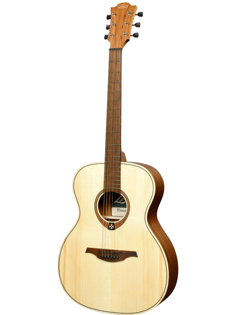 【限定SALE新作】LAG Guitars TN170ASCE 薄胴ボディ クラシックギター エレガット/ケース付　美品 本体