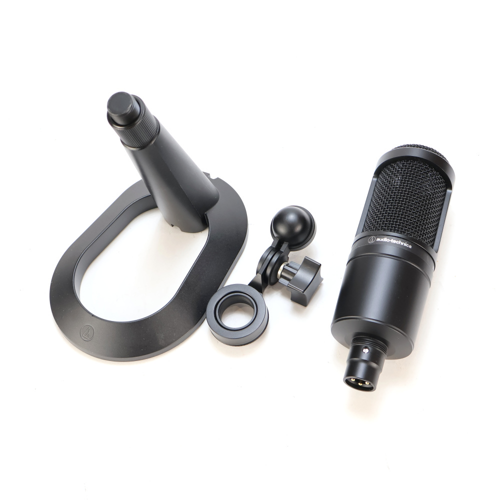 audio-technica AT2020 コンデンサーマイク 本体 中古 audio-technica 【中古】 コンデンサーマイク AUDIO-TECHNICA AT2020