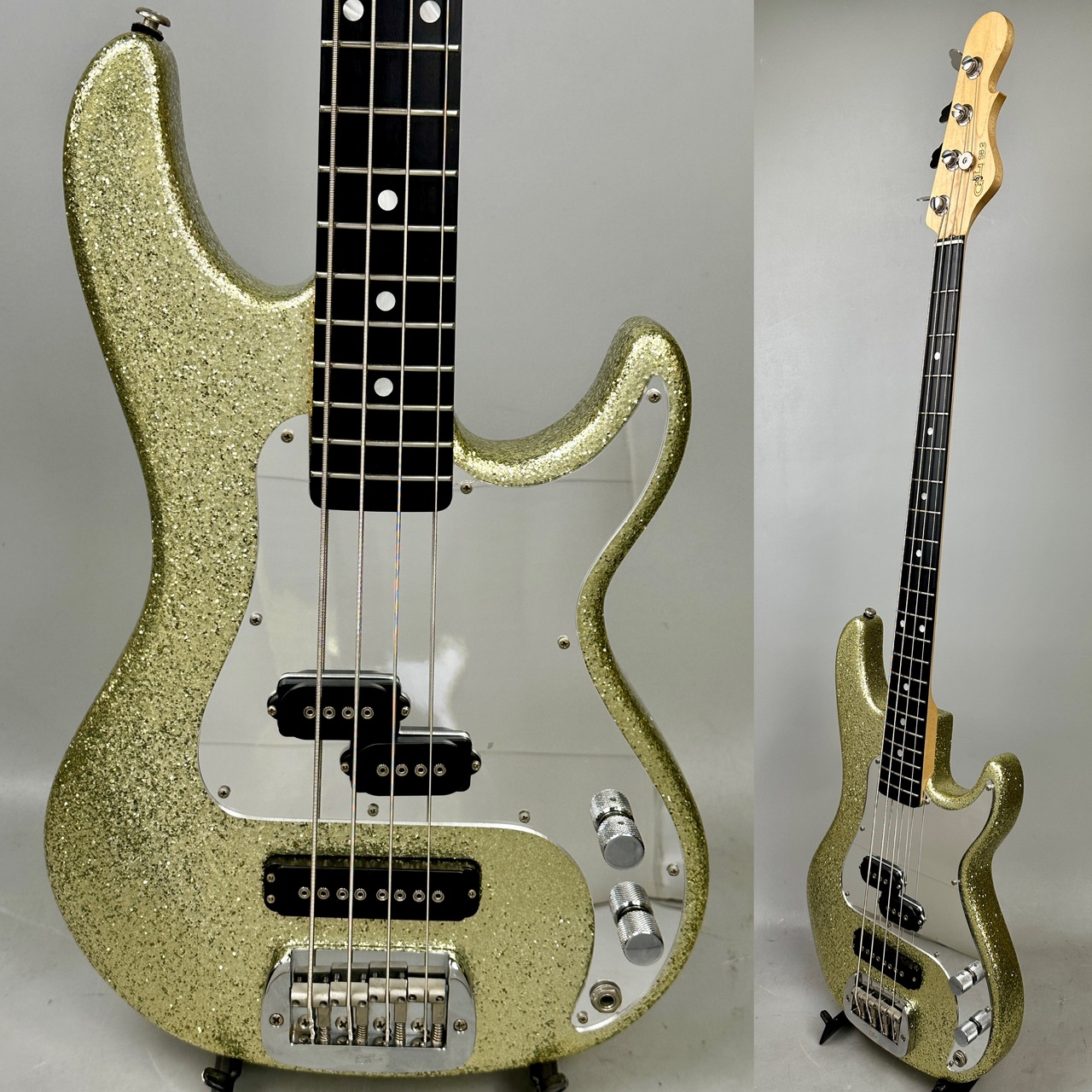 ベース g&l usa sb-2 silver flake G&L SB-2 Silver Metal Flake Made in USA （中古/送料無料）【楽器