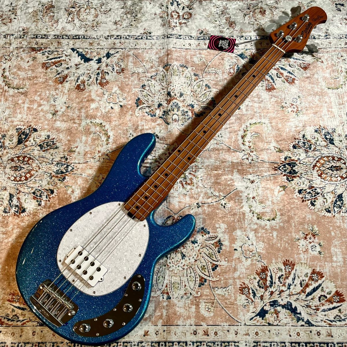 Sterling by MUSIC MAN Ray34/Blue Sparkle/Maple（B級特価/送料