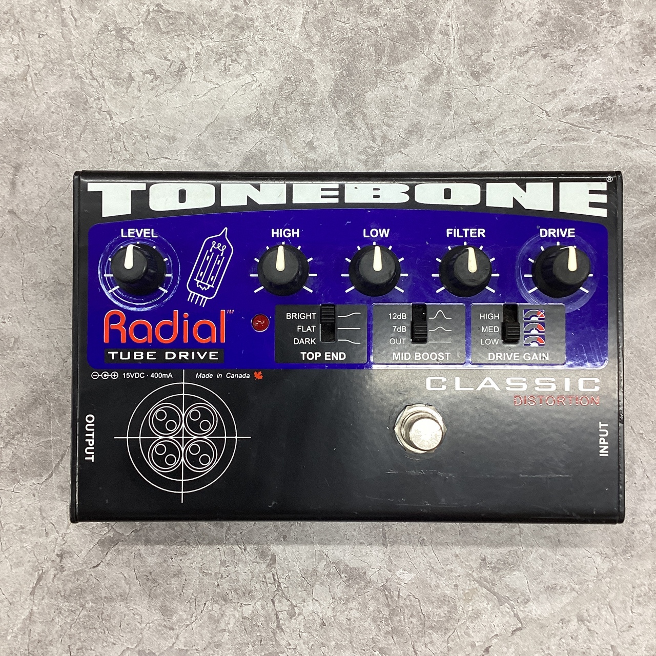 Radial TONEBONE CLASSIC 真空管搭載ディストーション ToneBone
