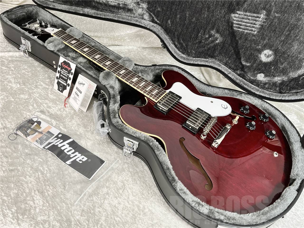Epiphone Noel Gallagher Riviera (Dark Wine Red)（新品/送料無料