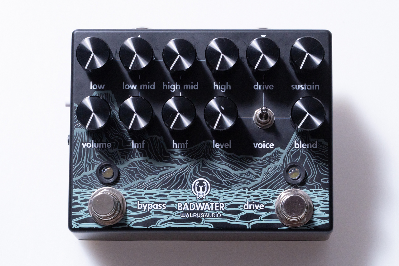 L*！様 WALRUS AUDIO Badwater Bass ベースプリアンプ Badwater Bass Pre-amp and D.I.