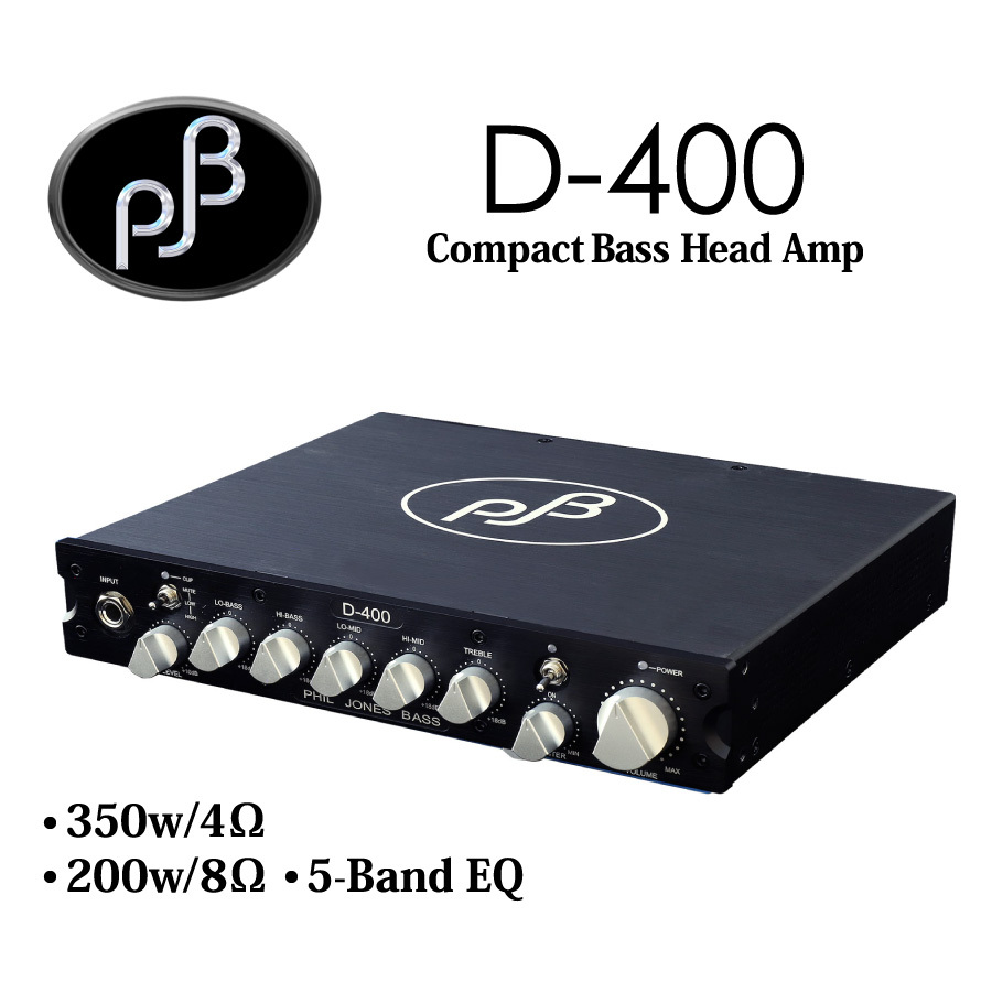 Phil Jones Bass D-400 -Black-（新品/送料無料）【楽器検索デジマート】