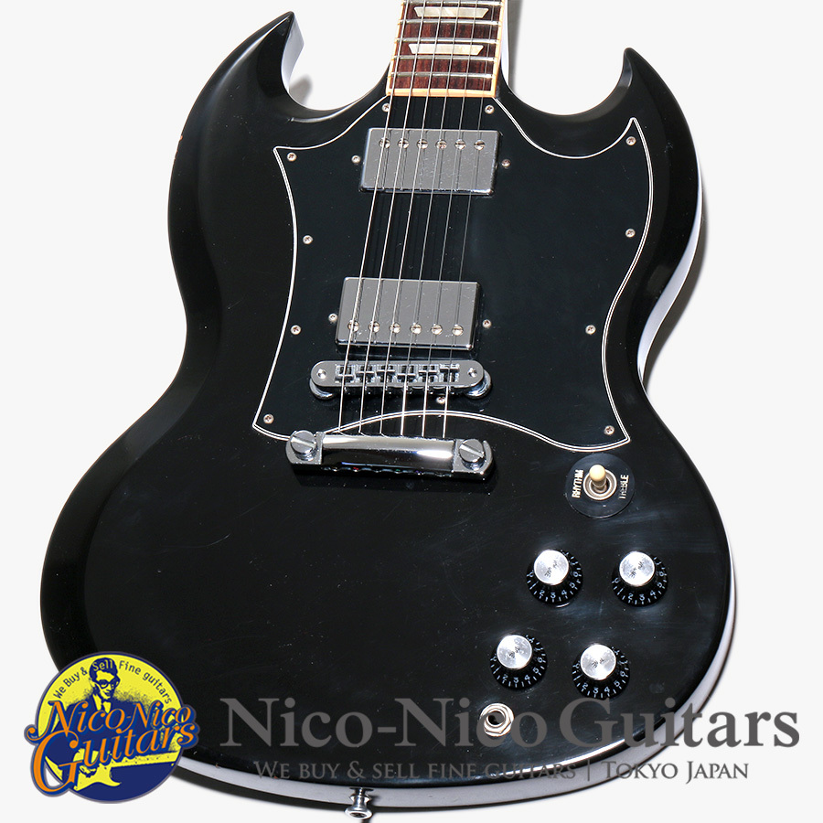 Gibson SG standard 2012年製 Gibson USA 2012 SG Standard Large Guard (Ebony Black)（中古