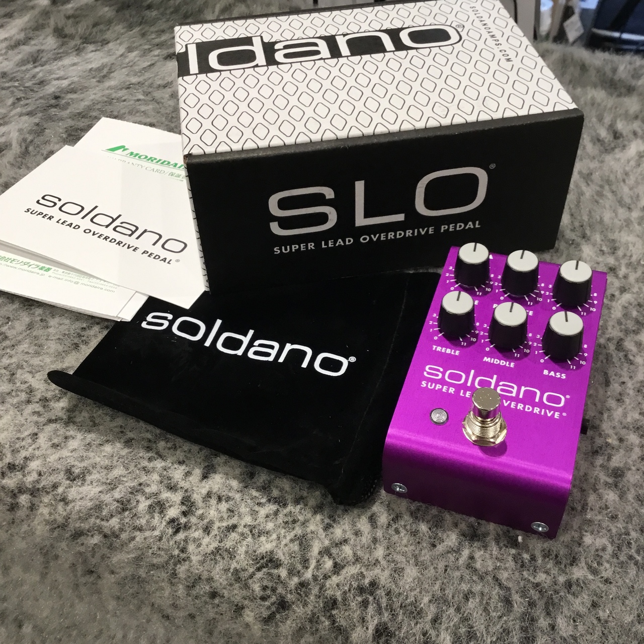 Soldano SLO Pedal Purple Anodized 新品同様 sokrat.hr