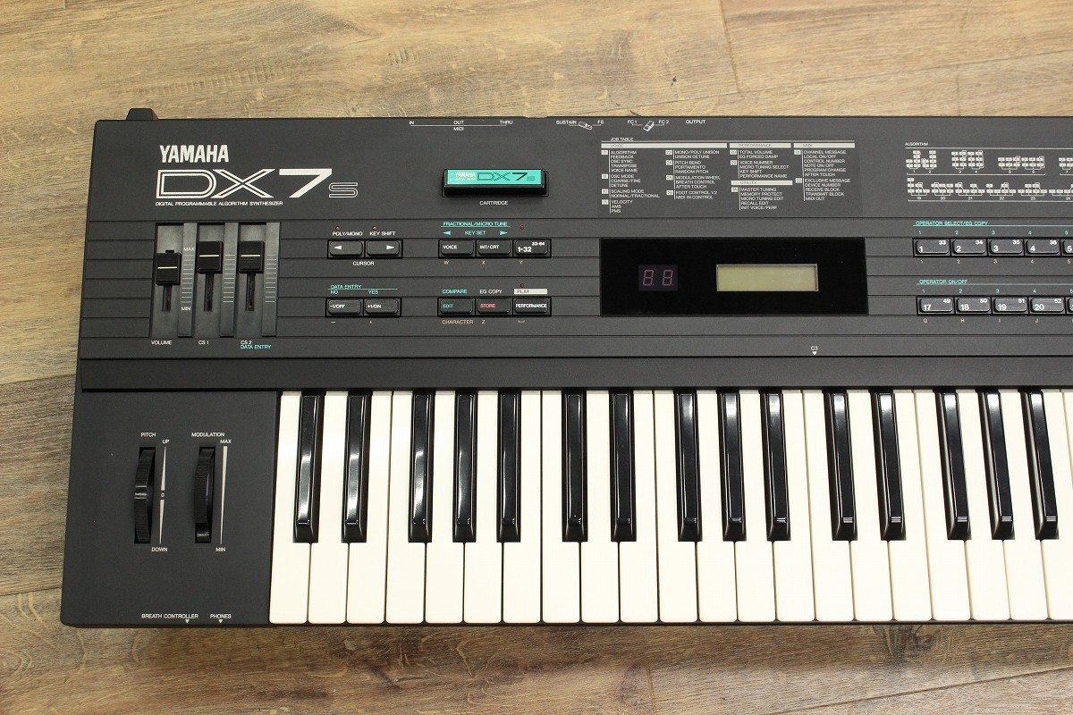 YAMAHA DX7S w/KV-111S 音色ROM付属 【キーボードマート新宿】【新宿店