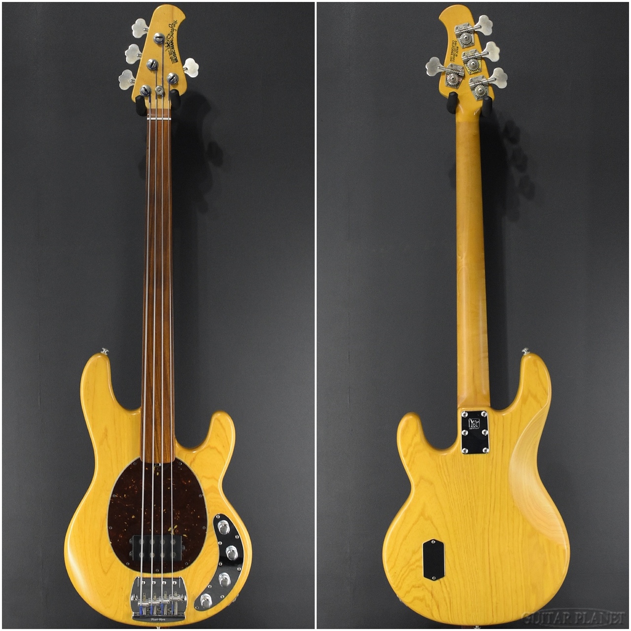 ピースページ メロウセラム 4本 MUSIC MAN StingRay 4 Fretless -Natural Velvet-【1995/USED