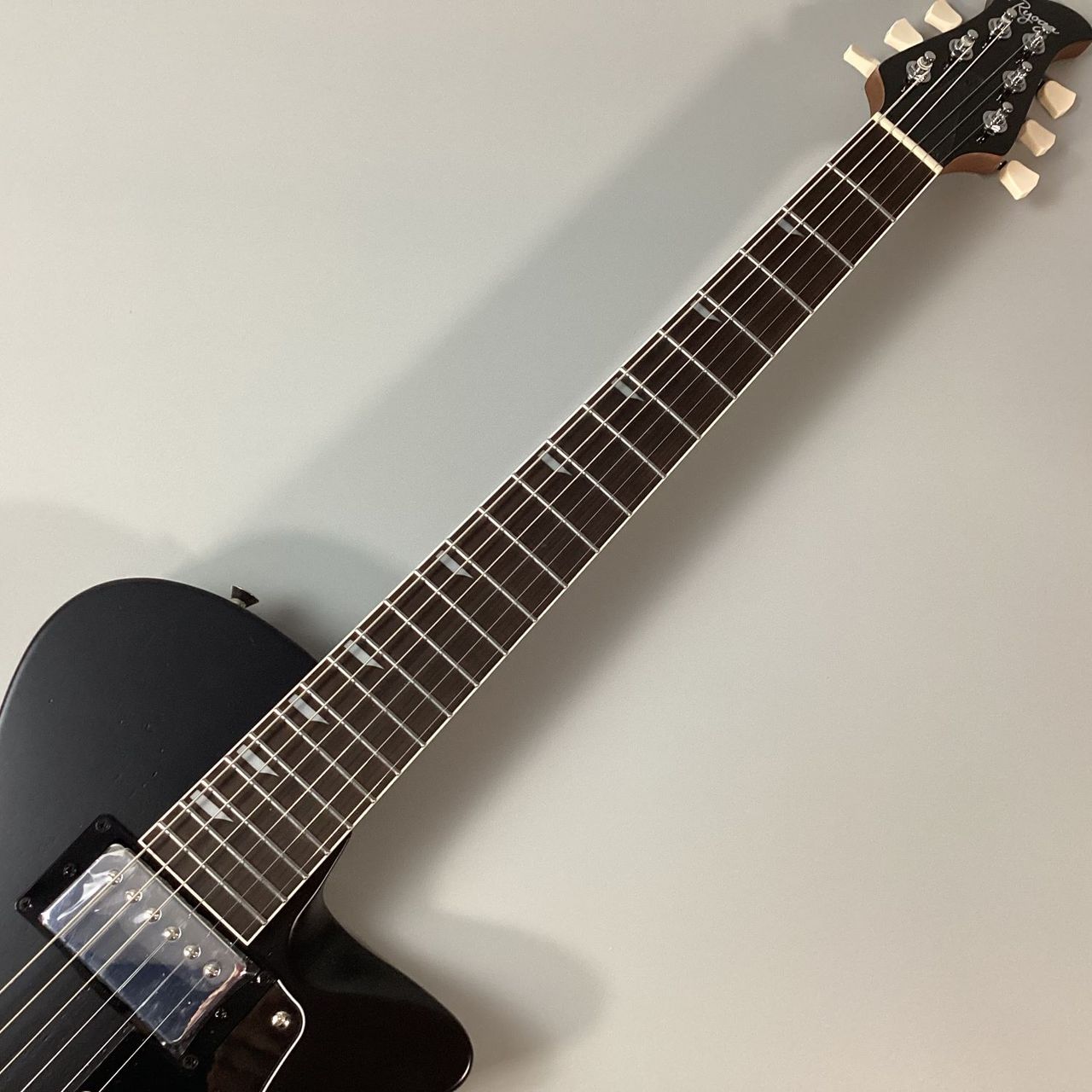 エレキギター ブラック ハムバッカー Ryoga SKATER Black エレキギター ハムバッカー ベイクドメイプル