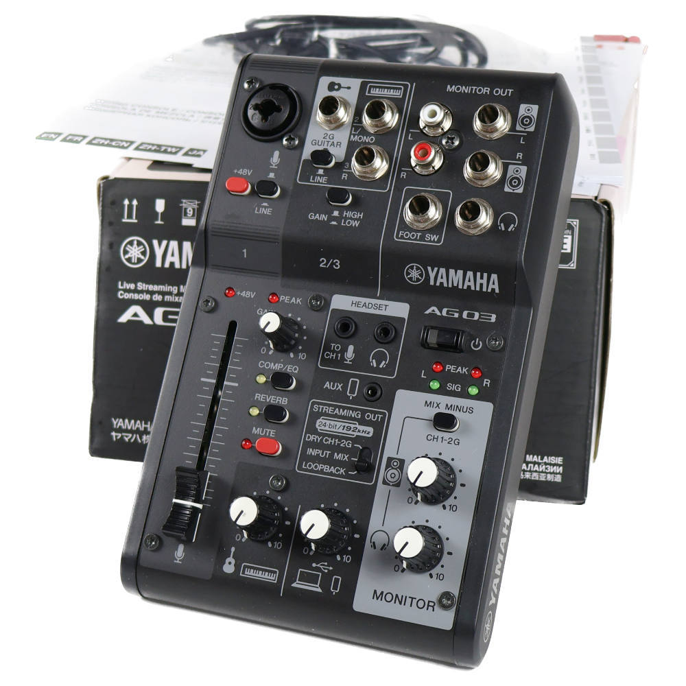 YAMAHA 【中古】 ミキサー ヤマハ YAMAHA AG03 mk2 ライブ