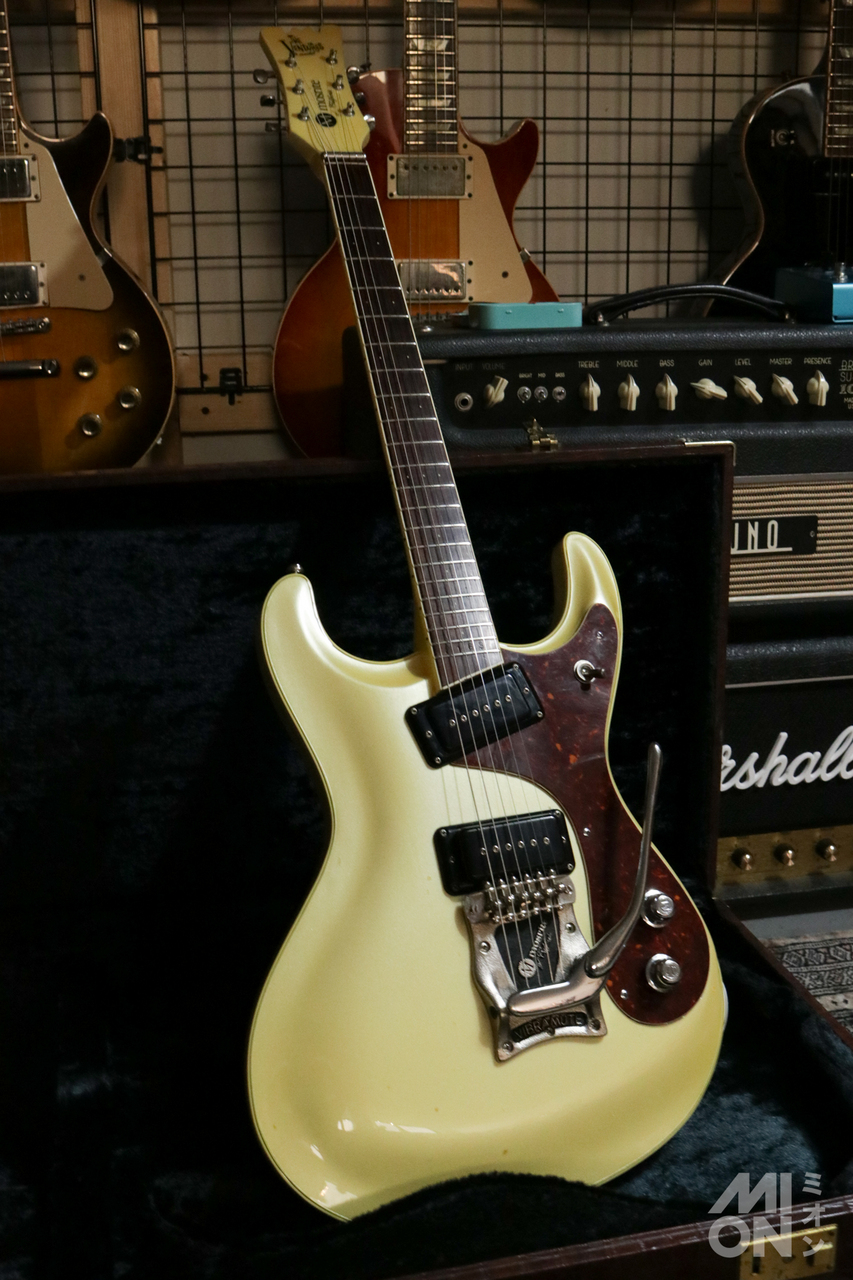 Mosrite Super Custom '63 The Ventures Model Pearl White (黒雲
