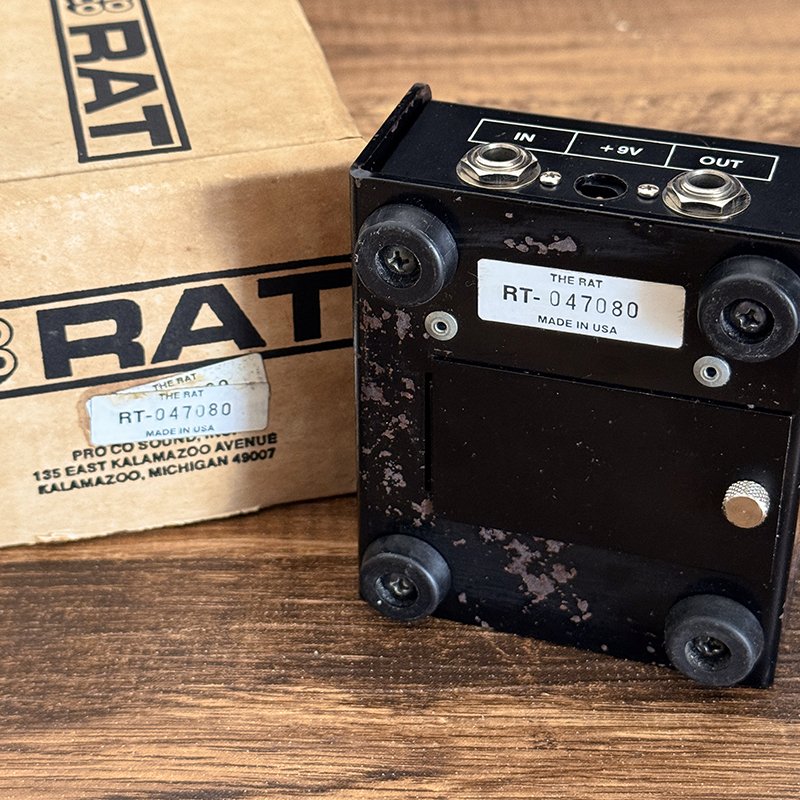 Pro Co 1986 RAT Black Face Motorola LM308N 