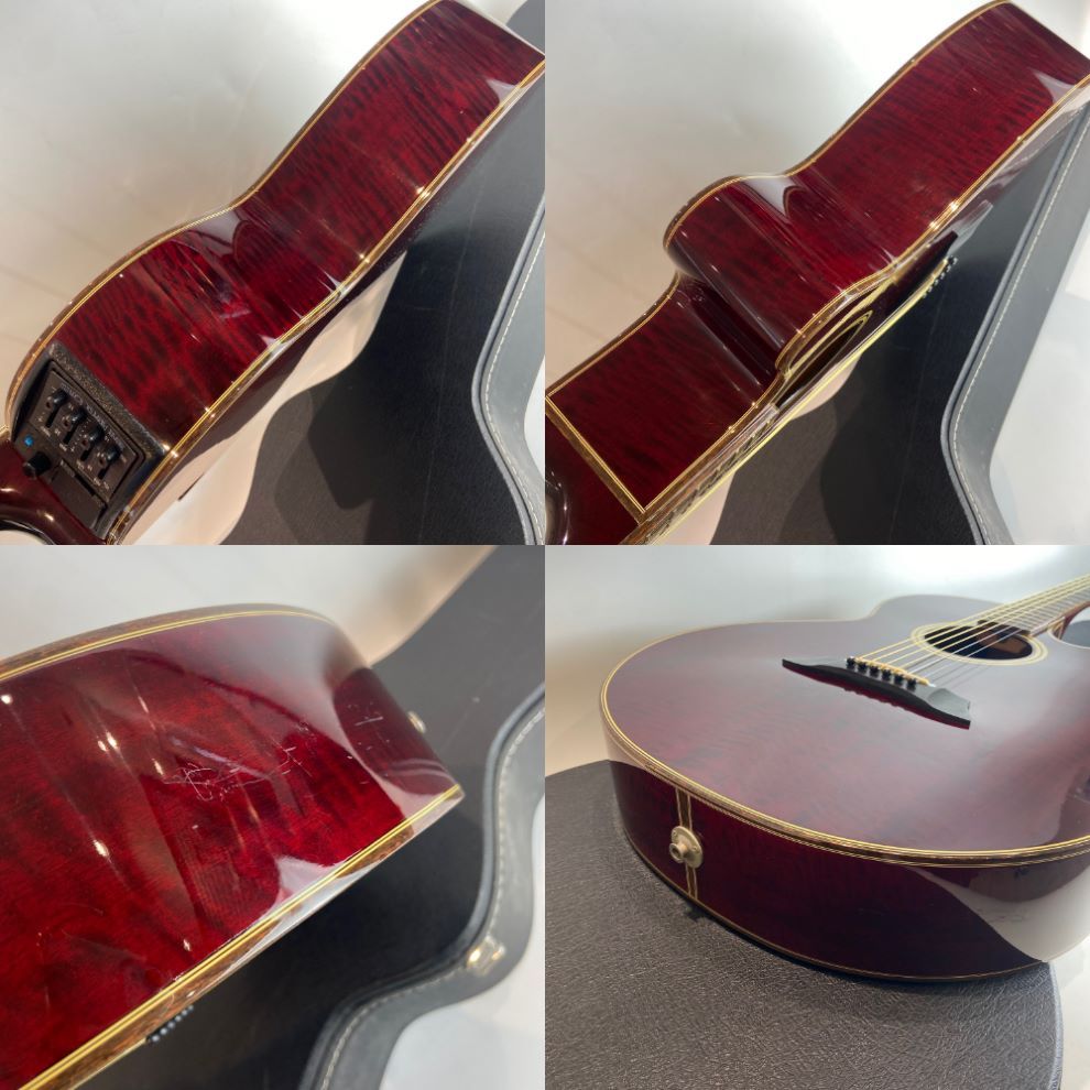 Takamine NPT-110 Wine Red 1992年 純正ハードケース付 【ピックアップ