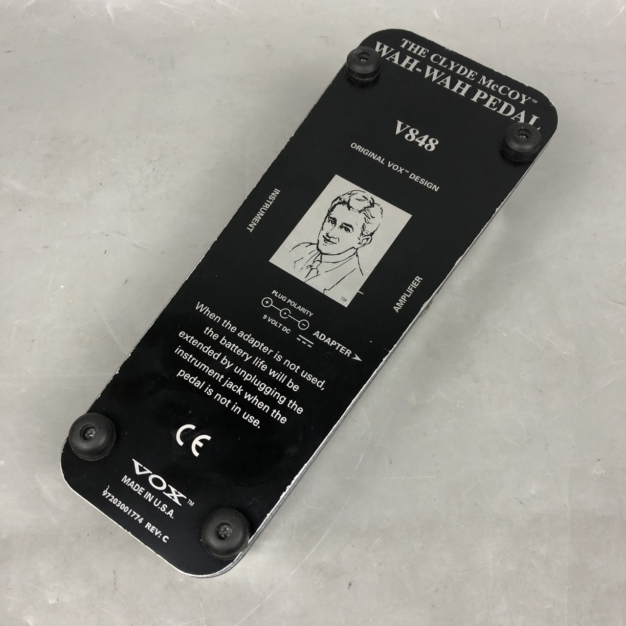 VOX V848 Clyde McCoy Model Wah-Wah Pedal（中古/送料無料）【楽器