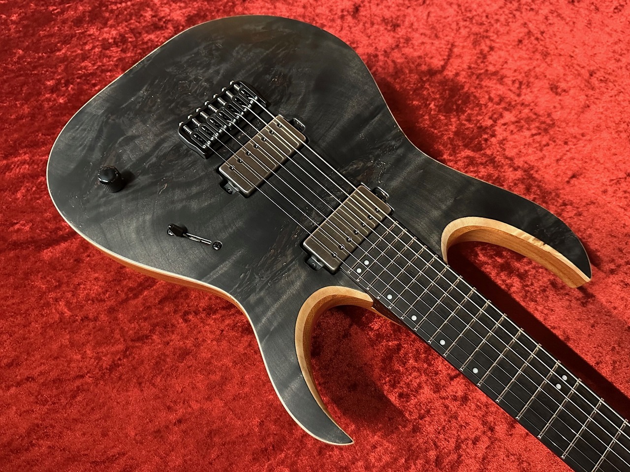 ギター Mayones duvell elite7 Mayones Duvell Elite 7 Trans Graphite Satin | Polska