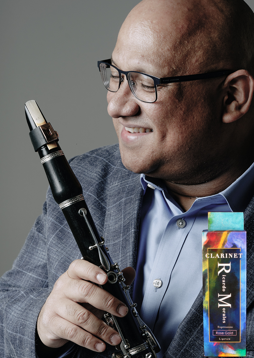 『リカルド・モラレス　エクスプレッションズリガチャー』B ♭クラリネット用 リカルド・モラレス氏監修 エクスプレッションズ リガチャー B