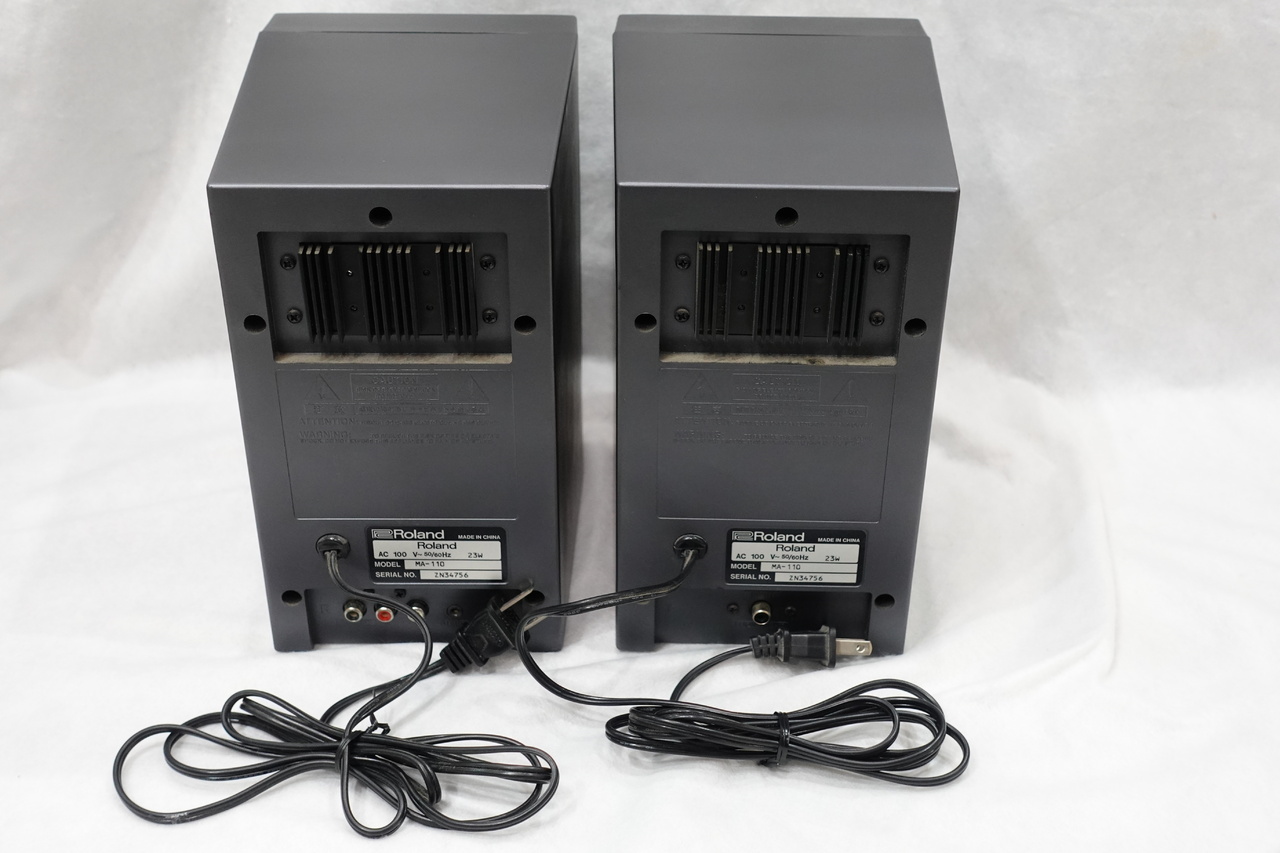 Roland MA-110 ペア 小型モニタースピーカー 【ジャンク!】（中古
