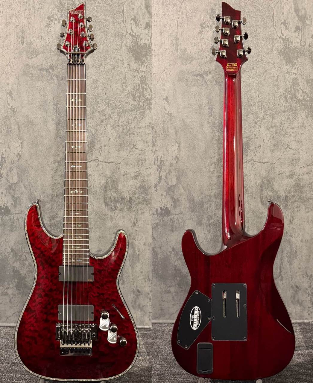 SCHECTER HELLRAISER C-7 FR ~Black Cherry~ #W2620623【3.92kg