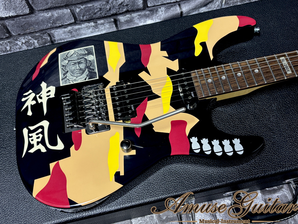 LTD GL-200K # BLK w/ Kamikaze Graphic 2012年製【George Lynch
