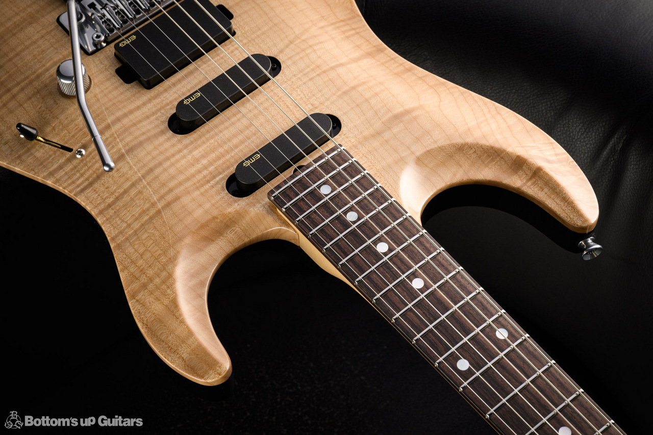 T's Guitars DST-Pro, Carved 22 FRT/EMG - Natural but 3TS Back