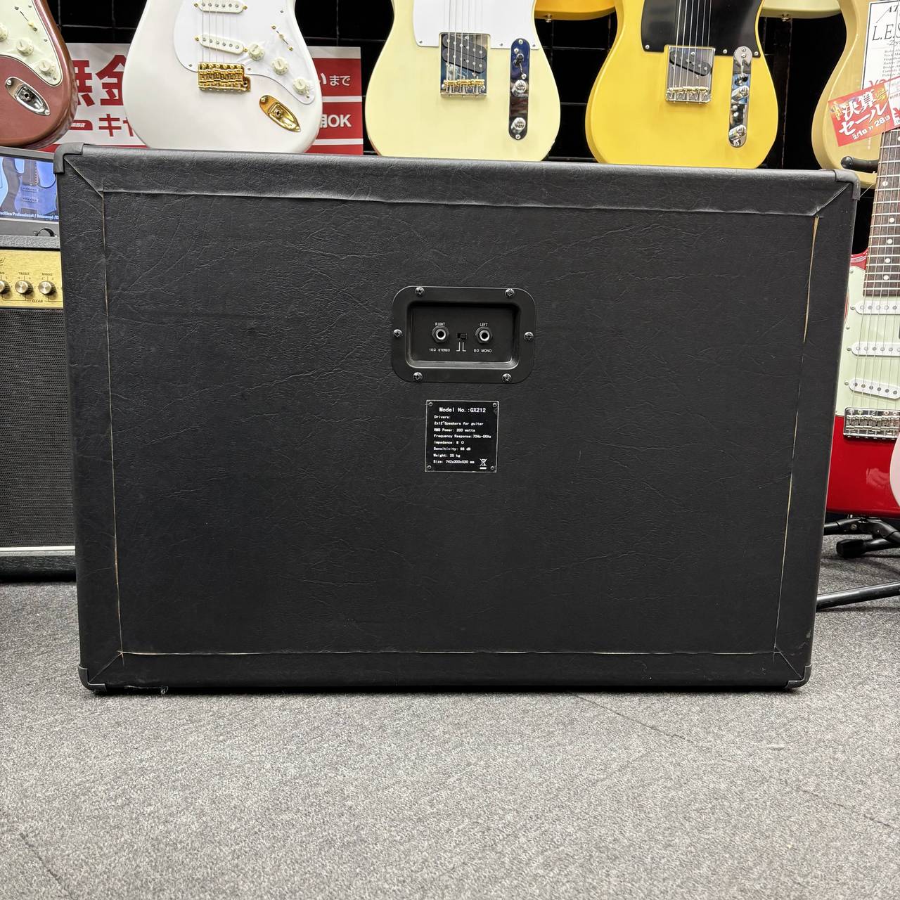 プレイテック GX412A ギターアンプ キャビネット スピーカー PLAYTECH