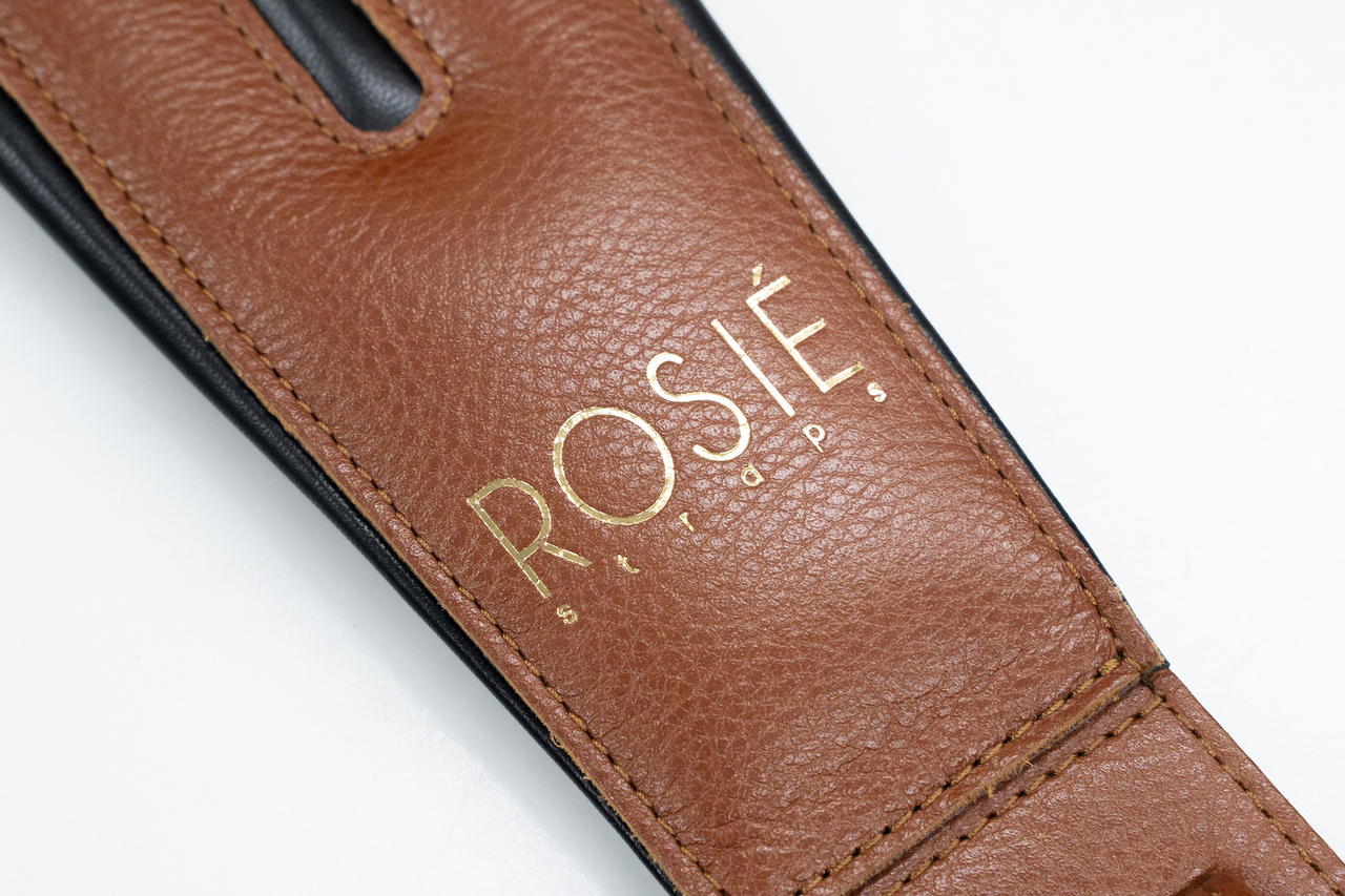 Rosi? ROSIE Straps Brown with Black Details 3.0inch【横浜店】（新品/送料無料）【楽器検索デジマート】
