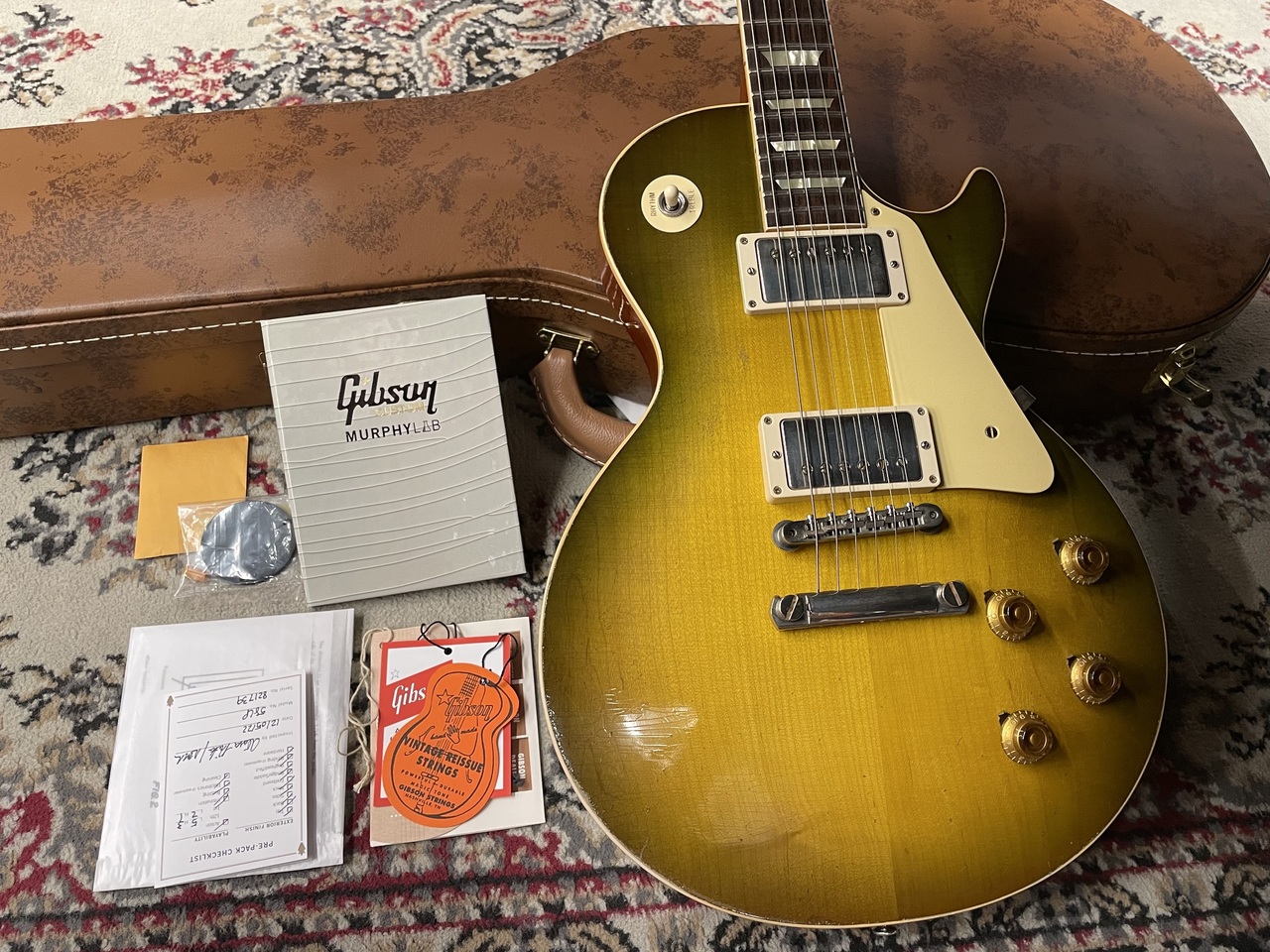 gibson ギブソン 60'sビンテージ custom made プレート ギター