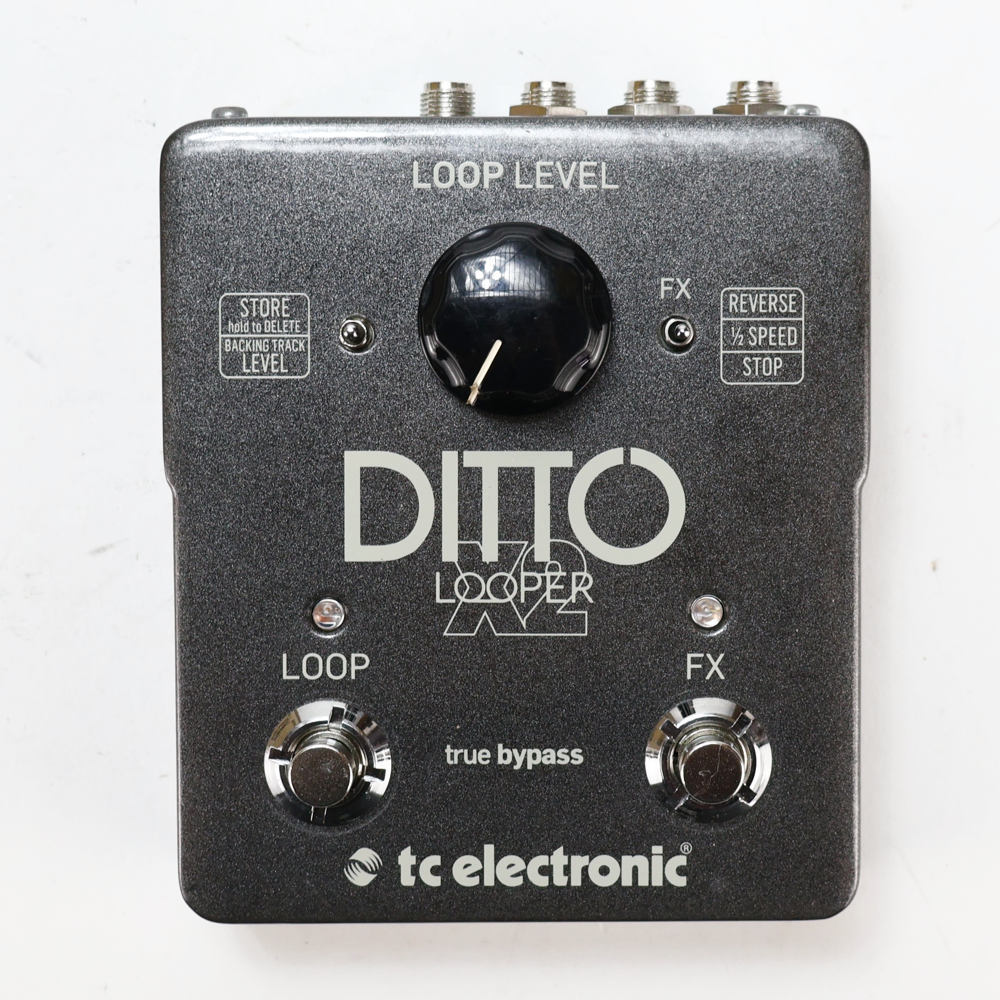 【しろ】tc electronic DITTO X2 LOOPER中古良品 tc electronic 【中古】 tc electronic Ditto X2 Looper ルーパー