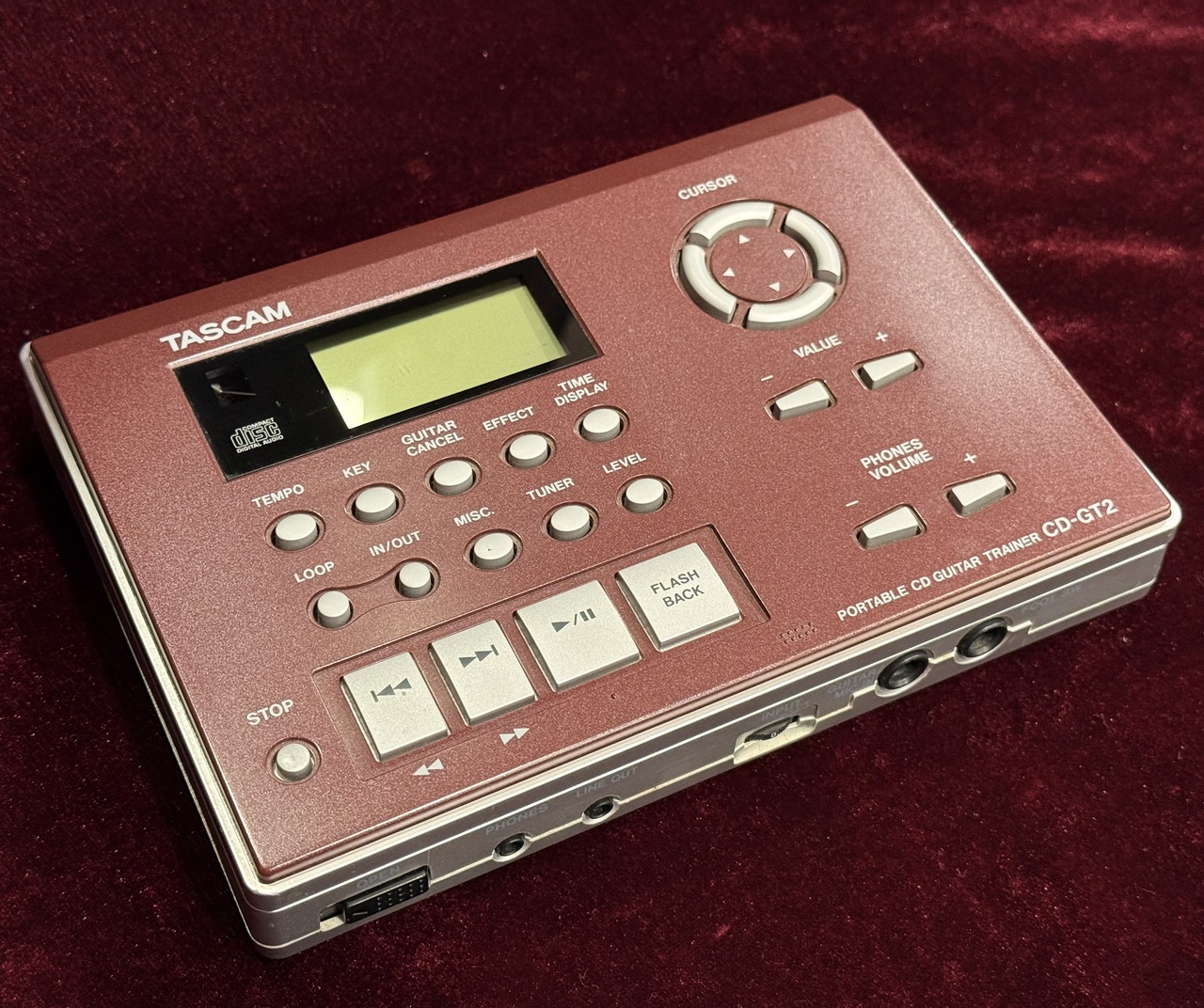 【動作確認済】TASCAM CD-GT2 ポータブルCDギタートレーナー Tascam CD-GT2 ポータブルCDギタートレーナー（中古）【楽器検索