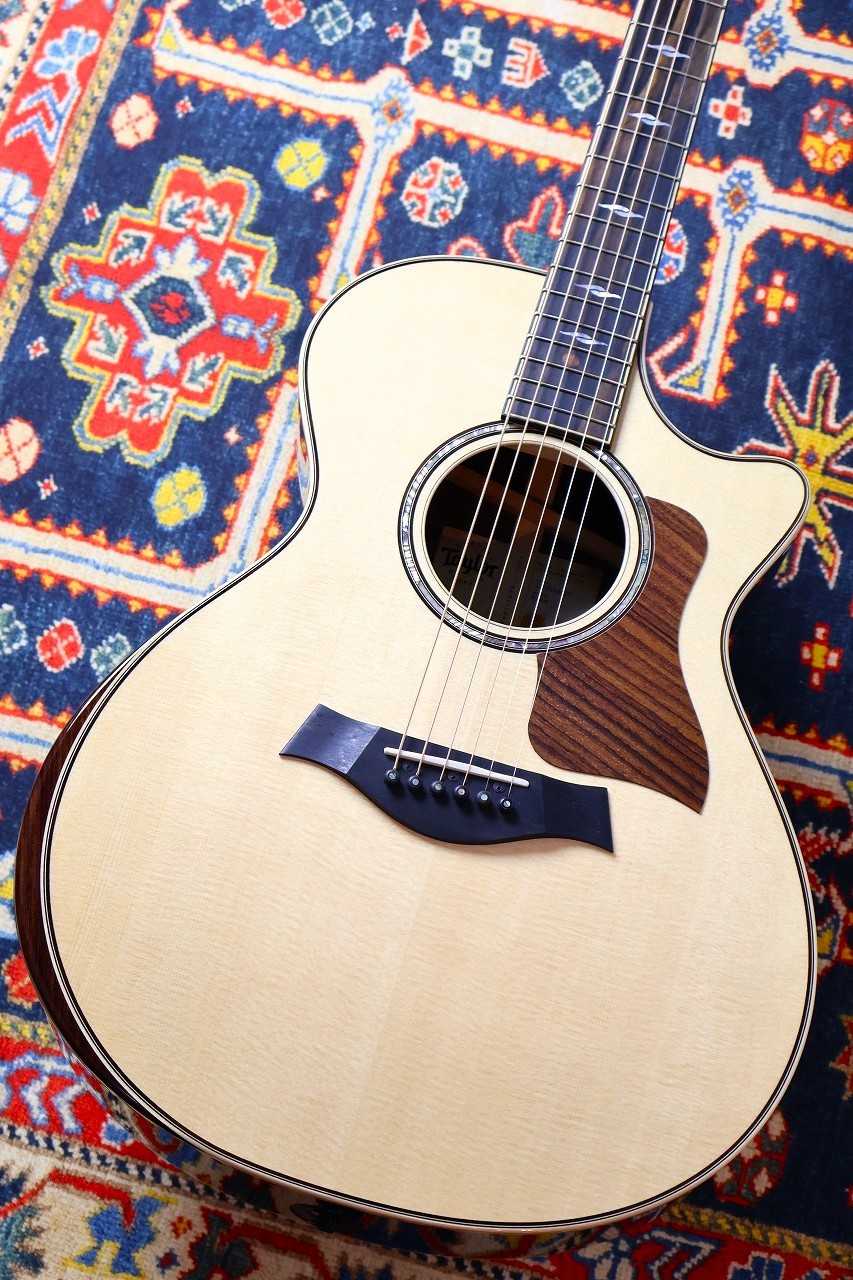 最終値下げ！21日まで 豪華インレイ アコースティックギター 中古美品 Taylor 【美品USED・美しい響き】812ce 2024年製【無金利キャンペーン