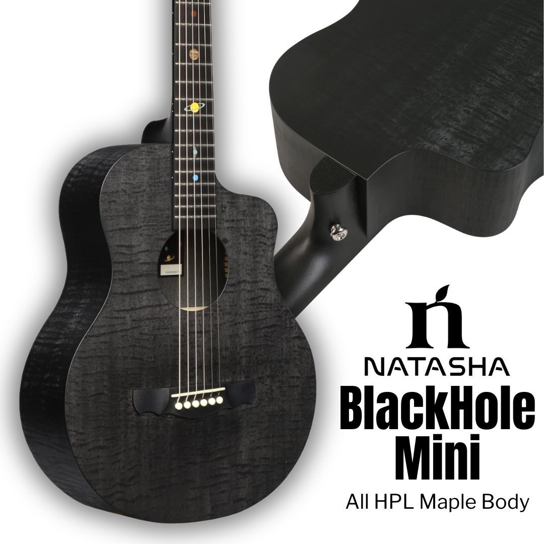 NATASHA Black Hole Mini ナターシャアコギ 楽天市場】Natasha Guitar Black Hole Mini ナターシャ ミニ