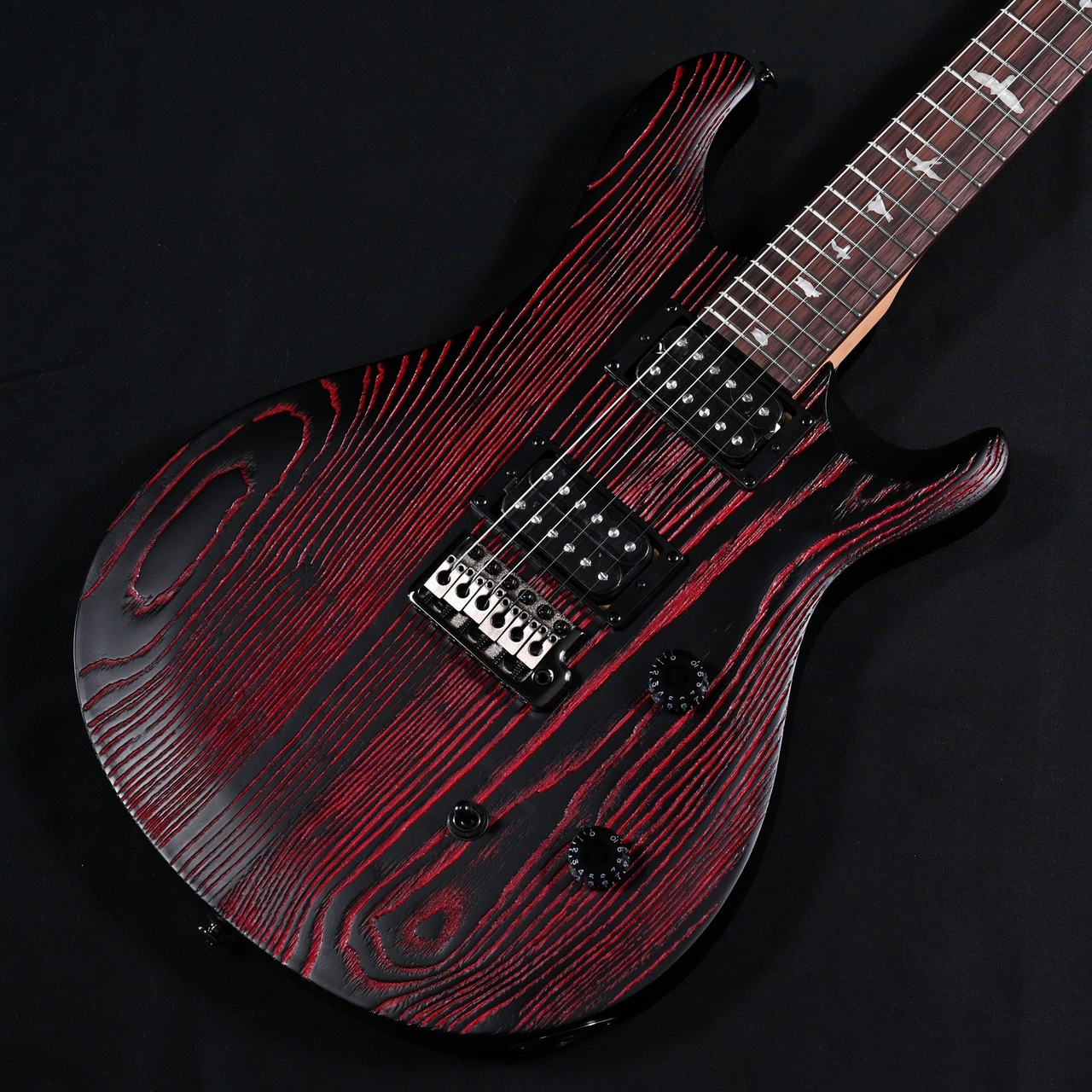 値下げしました。エレキギター Paul Reed Smith(PRS) SE SWAMP ASH CE24 1S Sandblasted Red S/N