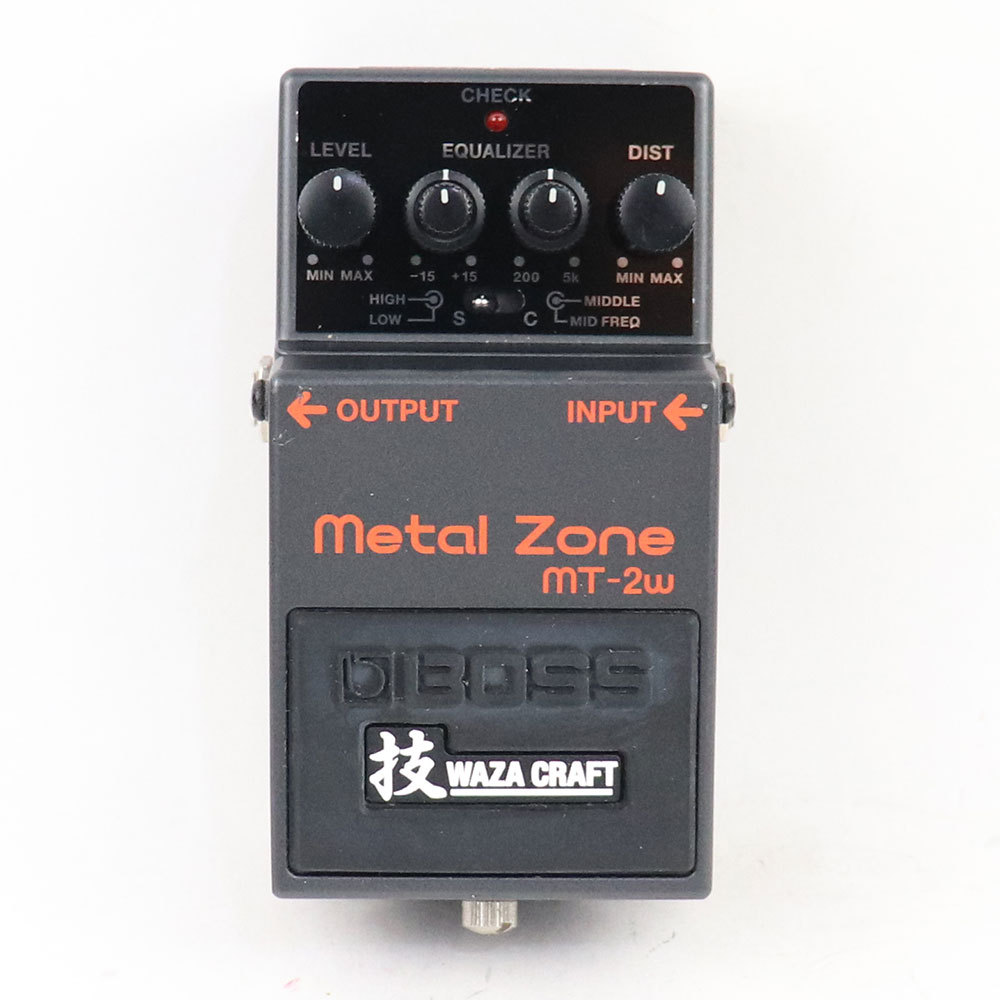 BOSS 【中古】 BOSS MT-2W WAZA CRAFT Metal Zone メタルゾーン ディストーション ギターエフェクター