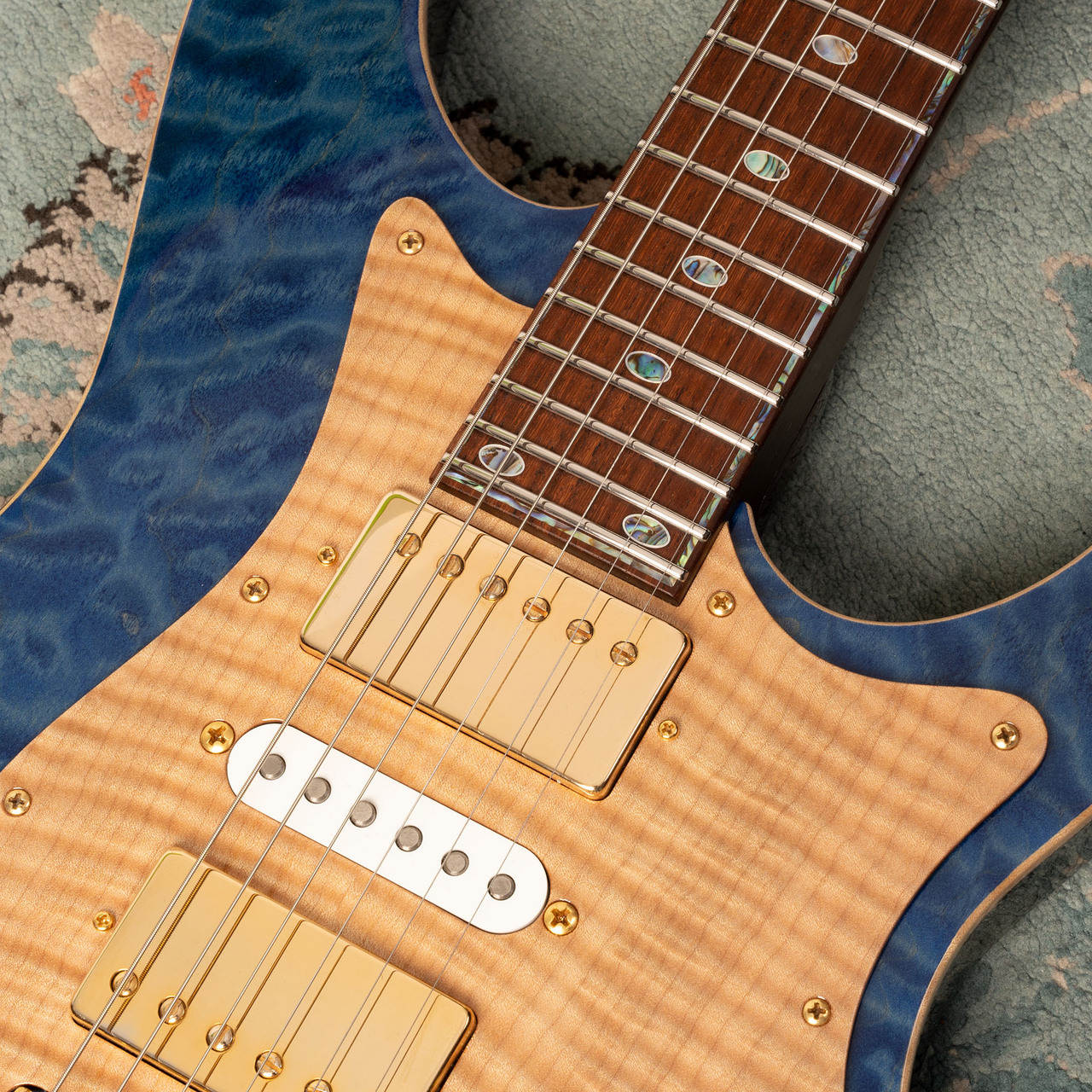 FREEDOM CUSTOM GUITAR RESEARCH O.S Hydra 24F-2Point (瑠璃)（中古