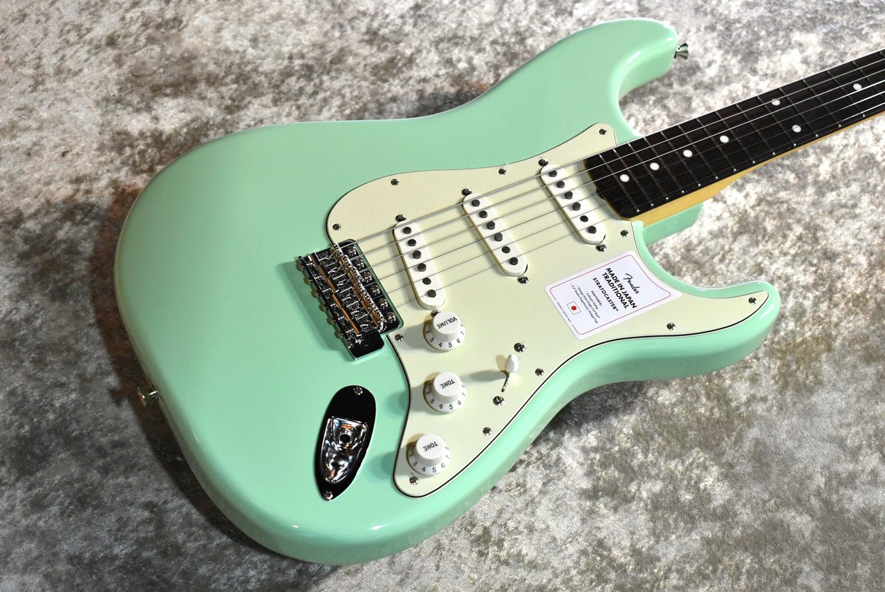 Fender MADE IN JAPAN TRADITIONAL 60S STRATOCASTER -Surf Green