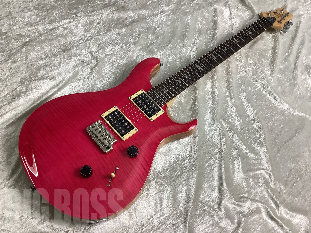 美品 PRS SE Custom 24 Red Maple Flat Top - www.akademackikboks.rs