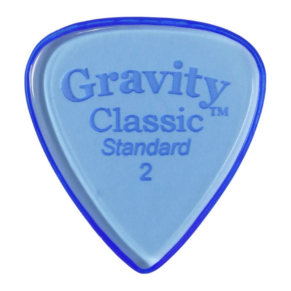 Gravity Guitar Picks Classic -Standard- GCLS2P 2.0mm Blue ピック