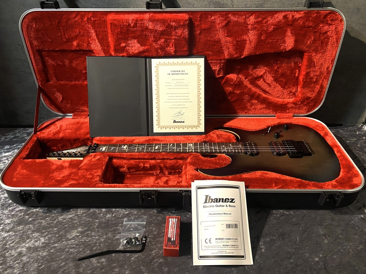 Ibanez 【国内10本限定!】RG8620AH ~Anvil Gray Burst Flat~ #F2534004