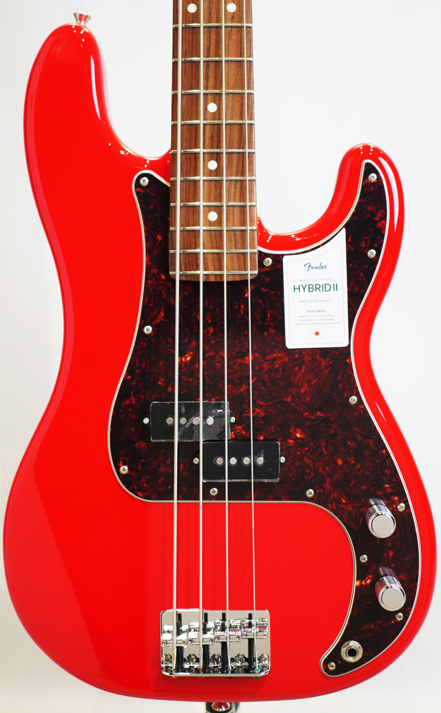 ベース Fender hybrid II precision bass Fender MADE IN JAPAN HYBRID II PRECISION BASS / Modena Red（新品