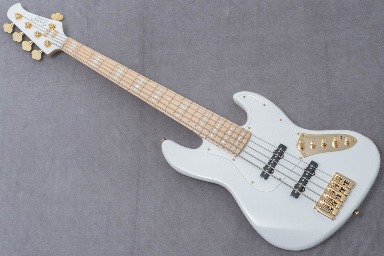 ベース Swing Guitars / Jazz Deluxe 5 Swing Guitars Jazz Deluxe 5 White 4.54kg #25080010【GIB兵庫